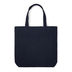 Obrázky: Modrá prostorná taška VINGA Hilo z recykl. bavlny
