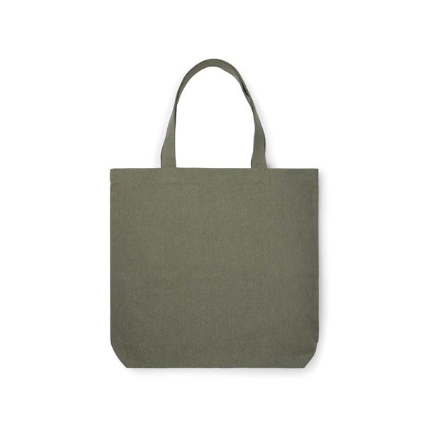 Obrázky: Zelená prostorná taška VINGA Hilo z recykl. bavlny, Obrázek 4