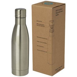 Zobrazit detaily pro Titanová 0,5l měděná vak. termoska, rec. nerez RCS Obrázky: Titanová 0,5l měděná vak. termoska, rec. nerez RCS