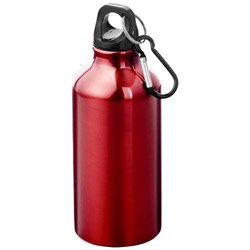 Obrázky: Červená láhev Oregon z recykl. hliníku, 400 ml