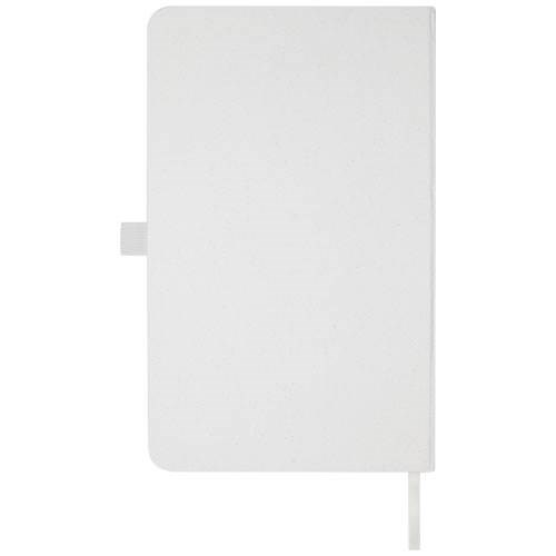 Obrázky: Zápisník s pevnou obálkou z drceného papíru, bílý, Obrázek 2
