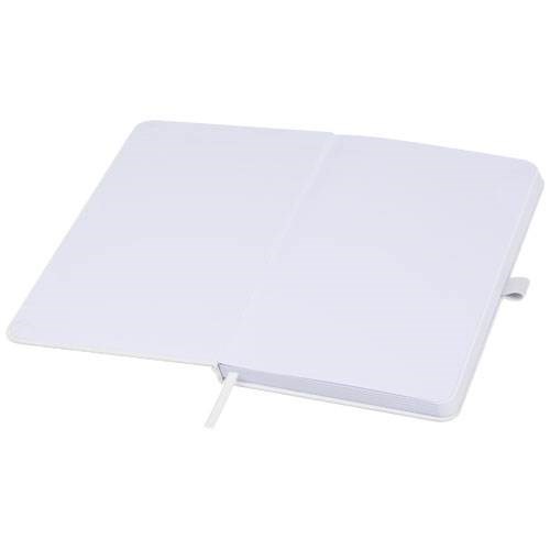 Obrázky: Zápisník s pevnou obálkou z drceného papíru, bílý, Obrázek 5