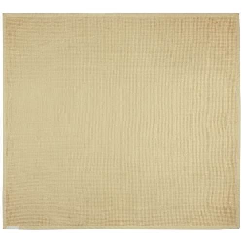 Obrázky: Bavlněná vaflová deka 150 × 140 cm, béžová, Obrázek 2