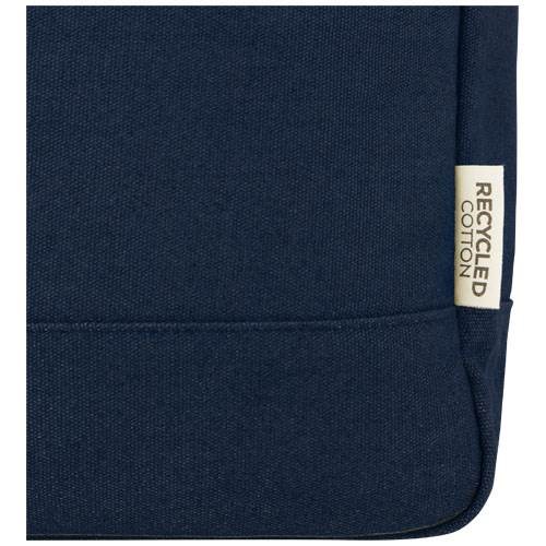 Obrázky: Modrý batoh na notebook z recyk. plátna GRS, 15 l, Obrázek 3