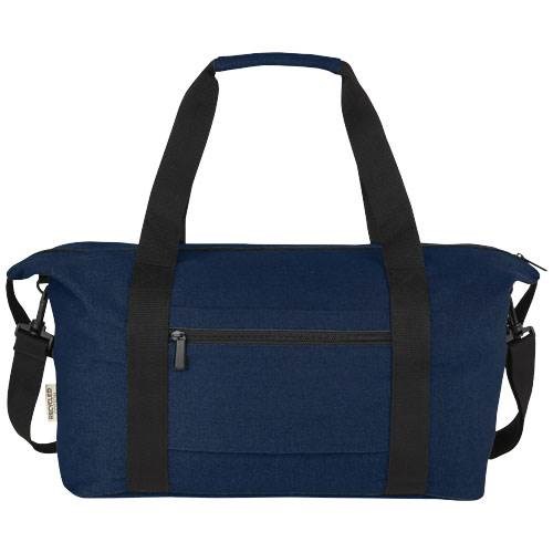Obrázky: Modrá sportovní taška z recyk. plátna GRS, 25 l, Obrázek 2