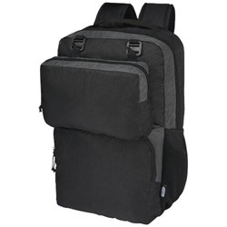 Obrázky: Lehký černo/šedý batoh na 15" NTB z rec. GRS, 14 l