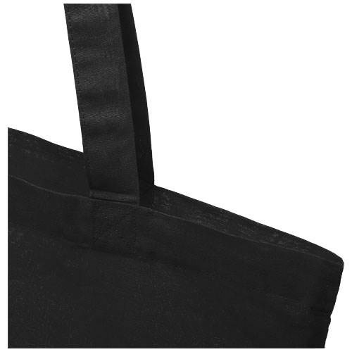 Obrázky: Černá taška z GRS recyklované bavlny 140 g/m2, Obrázek 2