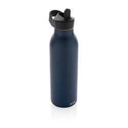 Obrázky: Flip-top lahev Avira Ara 500ml z rec.oceli, modrá
