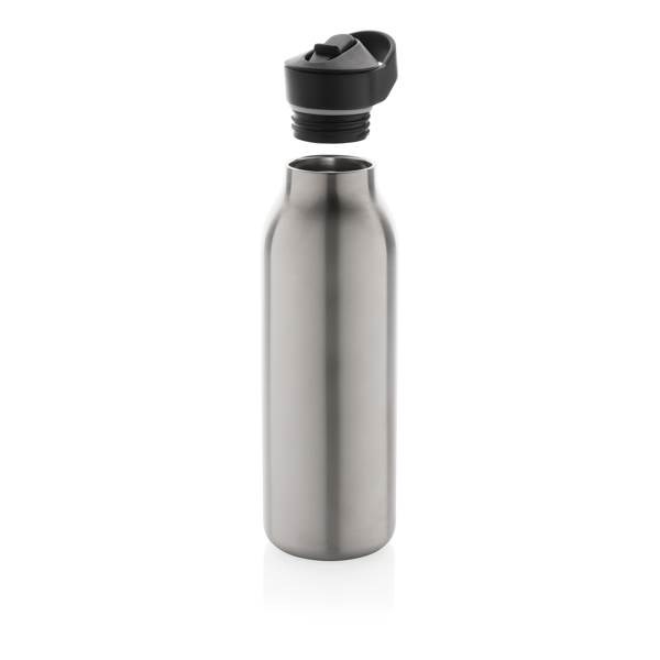 Obrázky: Flip-top lahev Avira Ara 500ml z rec.oceli,stříbrná, Obrázek 5
