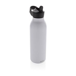 Obrázky: Flip-top lahev Avira Ara 500ml z rec.oceli, bílá
