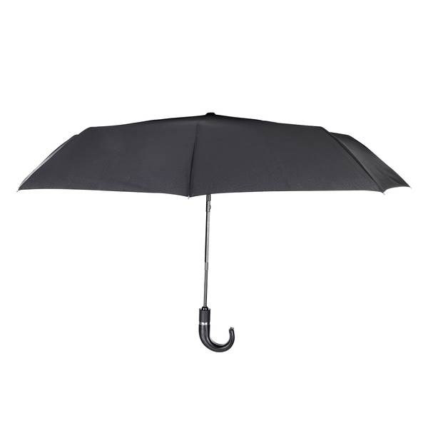 Obrázky: Černý skládací deštník s automatickým otevíráním, Obrázek 2