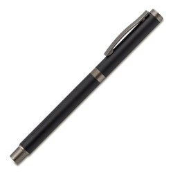 Obrázky: Kovové pogumované gelové pero, černá