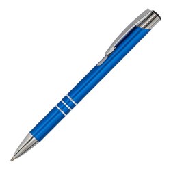 Obrázky: Hliníkové kuličkové pero, modrá