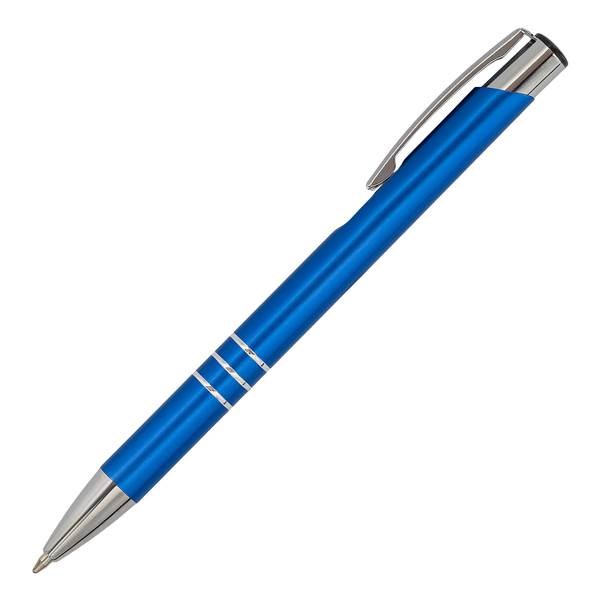 Obrázky: Hliníkové kuličkové pero, modrá, Obrázek 2
