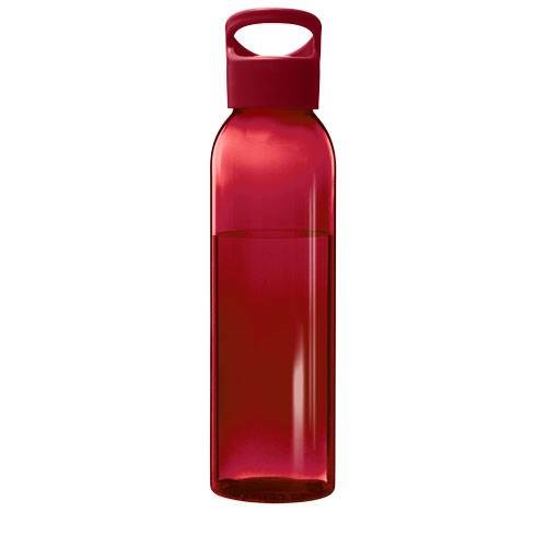Obrázky: Červená transp. 650ml láhev z recyklovaného plastu, Obrázek 5