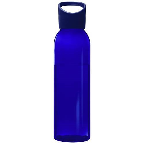 Obrázky: Modrá transpar. 650ml láhev z recyklovaného plastu, Obrázek 2