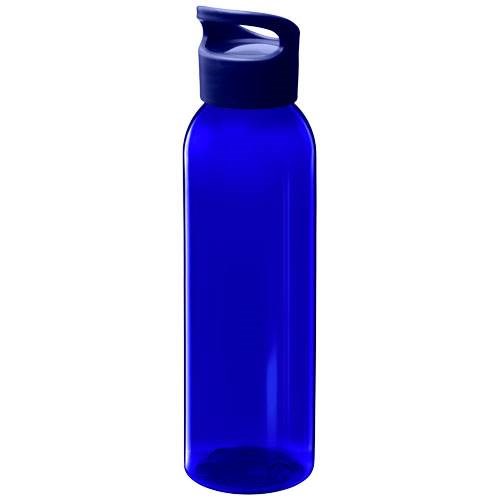 Obrázky: Modrá transpar. 650ml láhev z recyklovaného plastu, Obrázek 3