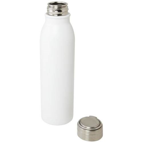 Obrázky: Bílá 700ml RSC nerez láhev s kovovým poutkem, Obrázek 2