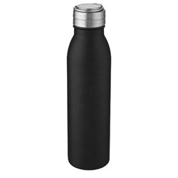 Zobrazit detaily pro Černá 700ml RSC nerez láhev s kovovým poutkem Obrázky: Černá 700ml RSC nerez láhev s kovovým poutkem