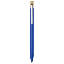 Obrázky: Kuličkové pero z recykl. hliníku, modrá, MN