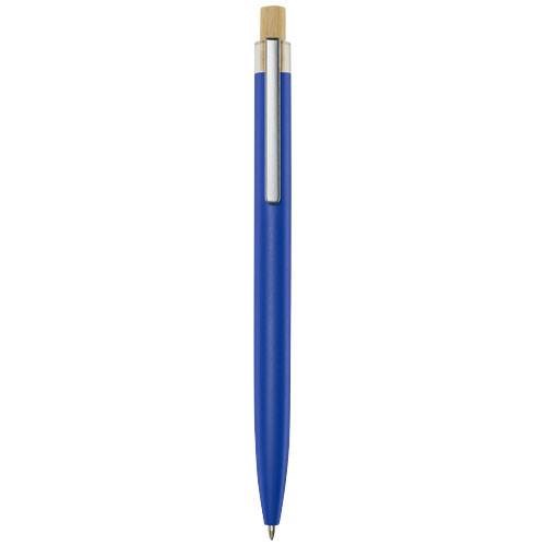 Obrázky: Kuličkové pero z recykl. hliníku, modrá, ČN