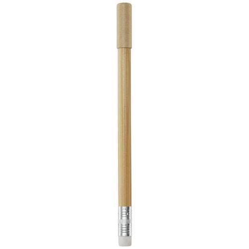 Obrázky: Bambusové pero bez inkoustu s víčkem a gumou