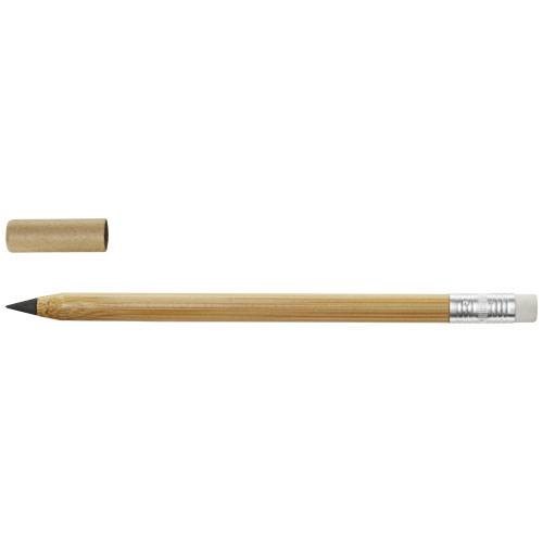 Obrázky: Bambusové pero bez inkoustu s víčkem a gumou, Obrázek 4