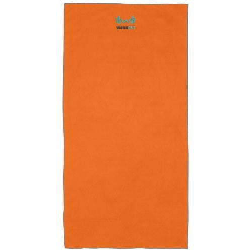 Obrázky: Oranžový rychleschnoucí ručník 50×100cm,GRS/Nylon, Obrázek 5