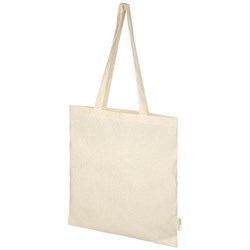 Obrázky: Nákupní taška 140g z bavlny, cert. GOTS, přírodní