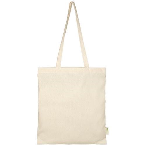 Obrázky: Nákupní taška 140g z bavlny, cert. GOTS, přírodní, Obrázek 4