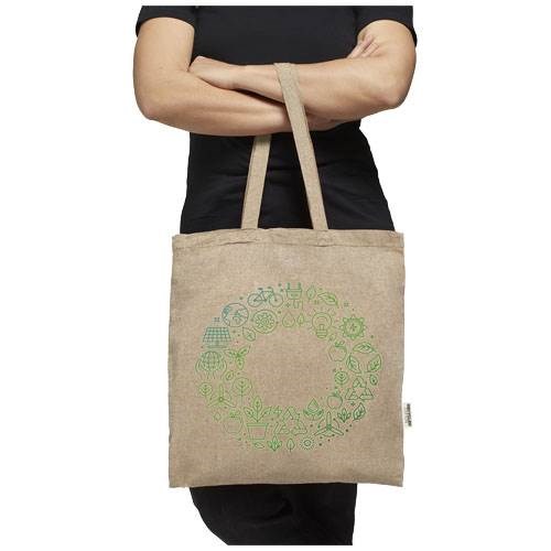 Obrázky: Nákupní taška přírodní, 150g recyklov. bavlna a PES, Obrázek 6