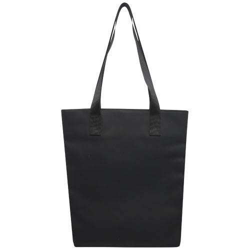Obrázky: Černá nákupní taška s kapsou na noteb., s podšívkou, Obrázek 2