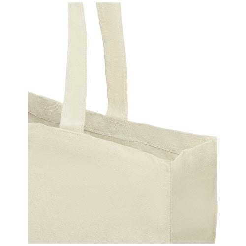 Obrázky: Přírodní recykl. nákupní taška 220g, dlouhé držadla, Obrázek 2
