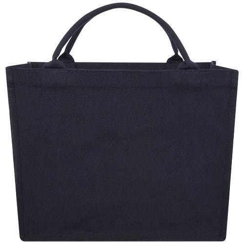 Obrázky: Pevná nákupní tm. modrá recyklovaná taška, 500g, Obrázek 4