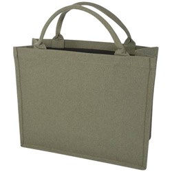 Obrázky: Pevná nákupní zelená recyklovaná taška, 500g