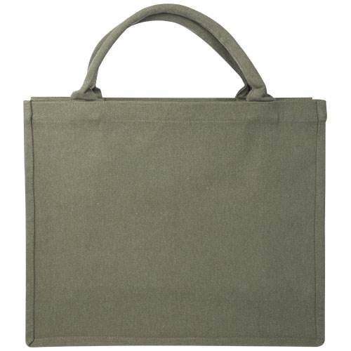 Obrázky: Pevná nákupní zelená recyklovaná taška, 500g, Obrázek 4