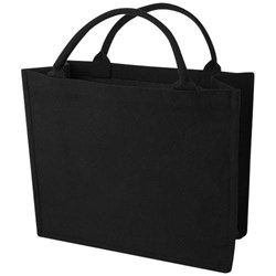 Obrázky: Pevná nákupní černá recyklovaná taška, 500g