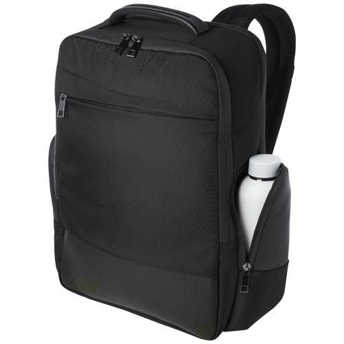 Obrázky: Černý recyklovaný batoh 25l na notebook, 15,6, Obrázek 3