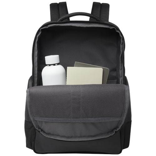 Obrázky: Černý recyklovaný batoh 25l na notebook, 15,6, Obrázek 4