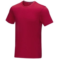 Obrázky: Červené pánské tričko z organ. materiálu, XL