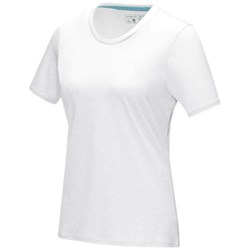 Obrázky: Bílé dámské tričko z organ. materiálu, XL