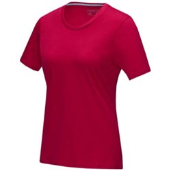 Obrázky: Červené dámské tričko z organ. materiálu, XL