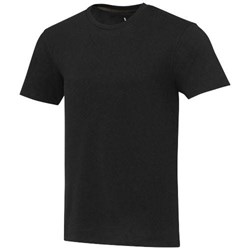 Obrázky: Černé unisex recyklované tričko 160g, M