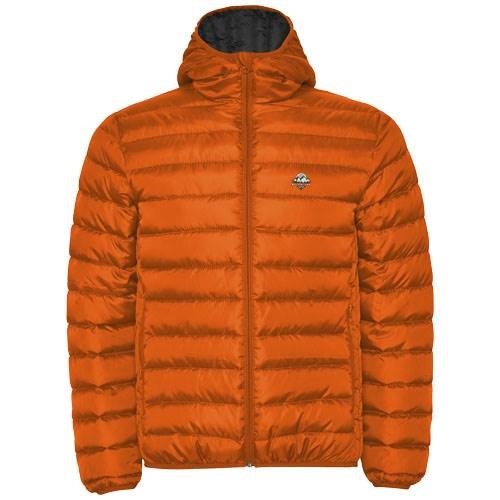 Obrázky: Norway pánská zatepl. prošívaná bunda oranžová XL, Obrázek 3
