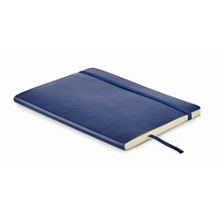 Obrázky: Modrý recyklovaný zápisník A5 s měkkými deskami