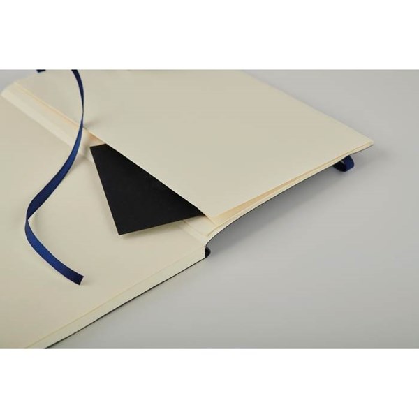 Obrázky: Modrý recyklovaný zápisník A5 s měkkými deskami, Obrázek 3