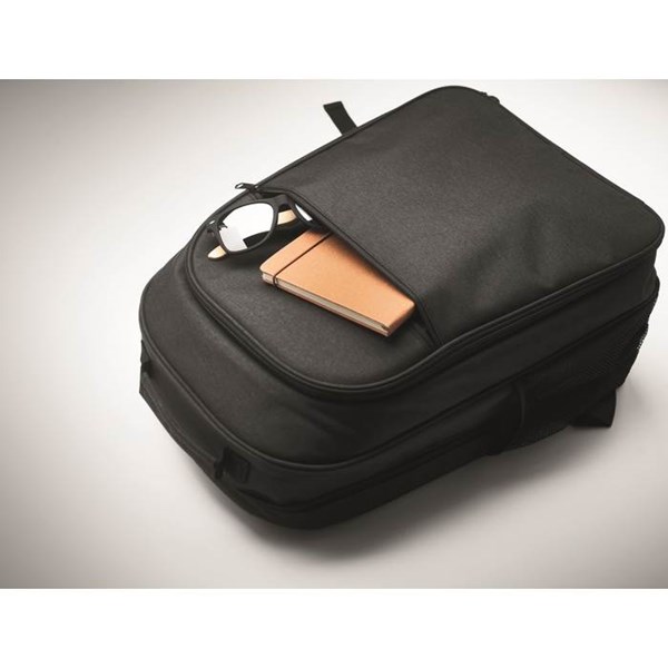 Obrázky: Chladicí batoh z 300D RPET, přihrádka na notebook, Obrázek 6