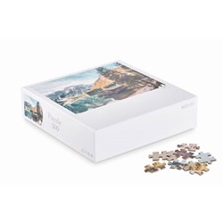 Obrázky: Puzzle v krabici, 500 dílků s motivem hory a jezero