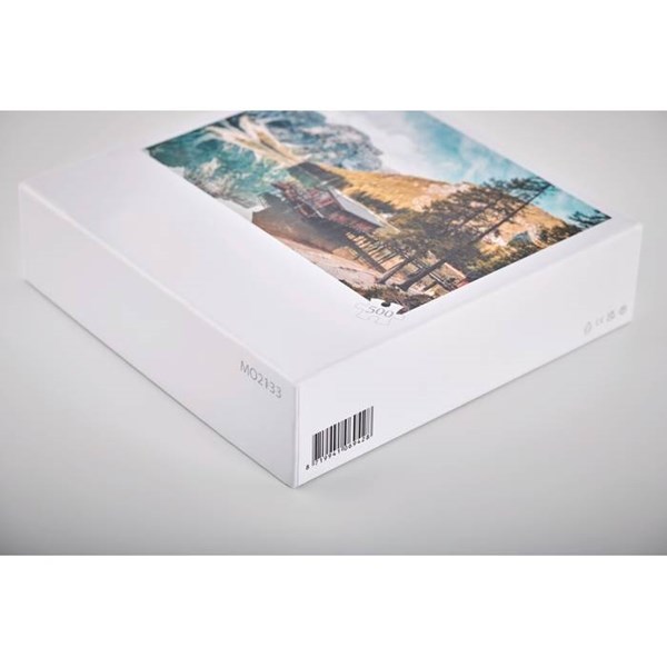 Obrázky: Puzzle v krabici, 500 dílků s motivem hory a jezero, Obrázek 5