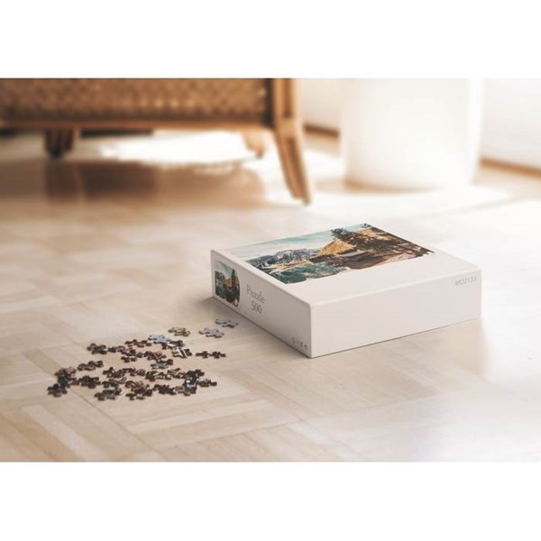 Obrázky: Puzzle v krabici, 500 dílků s motivem hory a jezero, Obrázek 7